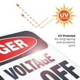 thumbnail image 6 of High Voltage Keep Off Sign, OSHA Danger Sign, 24x36 Corrugated Plastic, 6 of 7
