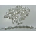 thumbnail image 6 of EOEMY 200 White Plastic Faux Pearl Teardrop Beads 6X10mm Imitation Pearl, 6 of 6