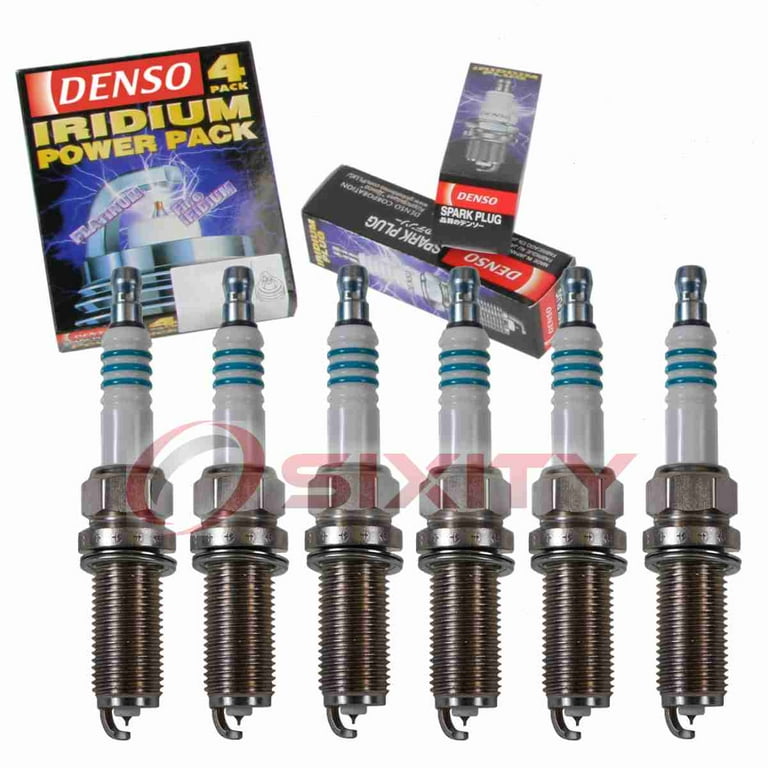 6 pc DENSO 5343 Iridium Power Spark Plugs for 09482-00615 11182