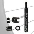 thumbnail image 4 of Almencla 1PCS Valve de Vélo en Alliage d'Aluminium Tubeless Presta Rallonge de Joint 50mm 50mm Noir, 4 of 8