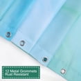 thumbnail image 6 of Mint Green Shower Curtain, Marble Shower Curtain, Abstract Shower Curtain, Ombre Shower Curtain Set with 12 Hooks, 72" Wx84 H, 6 of 6