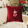 thumbnail image 4 of Ganfancp Navidad Bordado Cojín Almohada Lienzo Material Patrón Bordado Artesanía Día de Navidad Ambiente Almohada Sofá Casa Almohada Ofertas Del Día 1*Funda de Almohada, 1*Funda de Almohada, 4 of 6