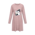 thumbnail image 6 of Stamzod Women's Nightgowns & Sleepshirts Long Sleeve Night Dress Loose Soft Comfy Pajama Dress Halloween Pajamas XXXL, 6 of 7