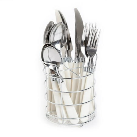 Gibson Home Sensations II 16-Piece Flatware Set with Wire (Best Rated Flatware Sets)