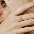 thumbnail image 2 of VIRELLA Moissanite Wishbone Ring 2.4, 2 of 6