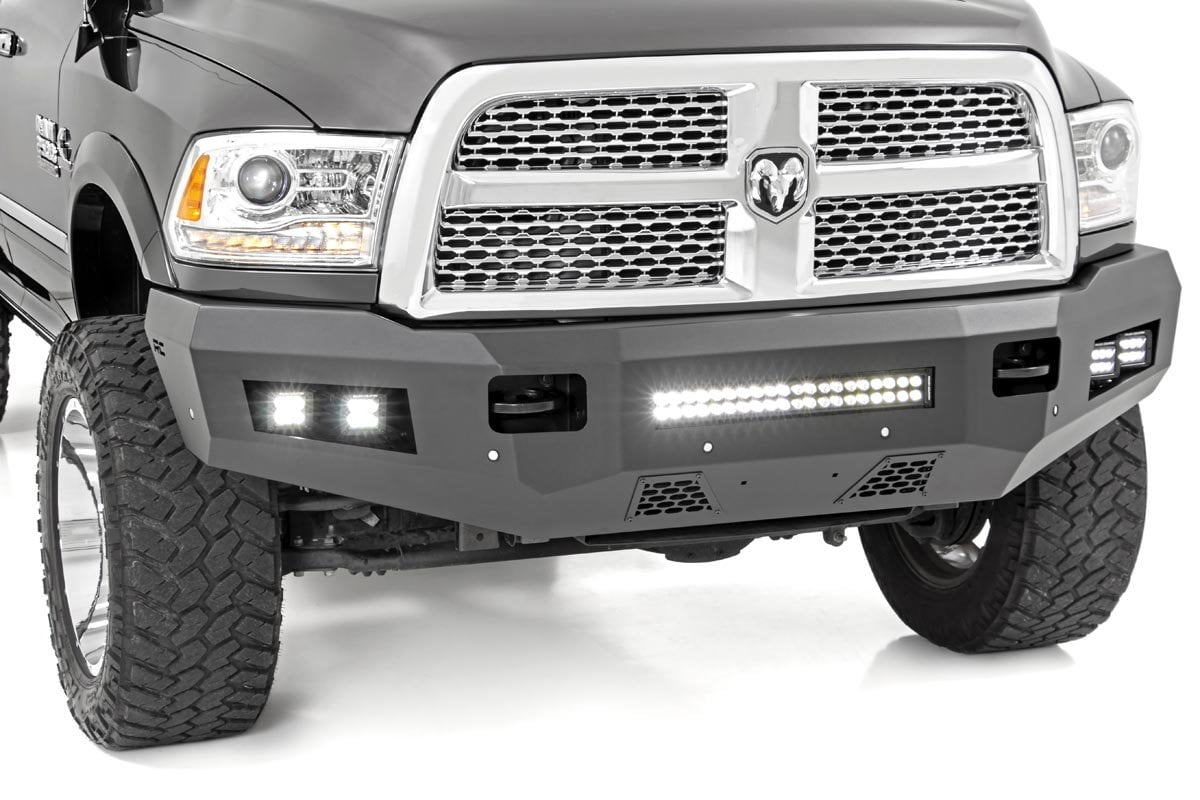 Rough Country Front LED HD Bumper (fits) 20102018 Ram Truck 2500 3500