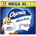 thumbnail image 1 of Papel higiénico Charmin Ultra Soft 12 rollos Mega XL, 1 of 9