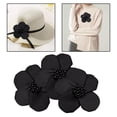 thumbnail image 3 of Abbracc 3 Pieces Flower Beaded Patches Applique Embroidery Patch DIY Sewing Tool Sew On Black, 3 of 9