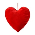 thumbnail image 2 of Red Heart Hanging Ornament,Valentines Day Decoration,Romantic Fabric Decor for Couples Party Scene Home Decoration(7.87x7.87in), 2 of 6