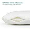 thumbnail image 5 of Dunlop Latex Pillows for Sleeping - Firm Ting Pillow (L23'' x W15'' x H4.7'') for Side, Back, and Stomach Sleepers to Get a Restful Sleep, 5 of 9