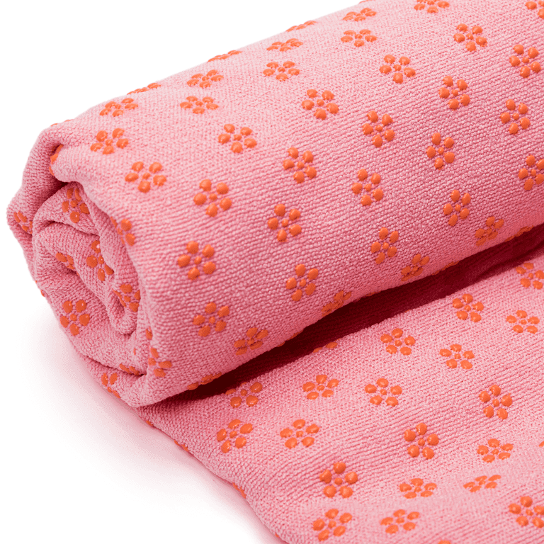 Premium Absorption Hot Yoga Mat Towel with Slip-Resistant Grip Dots 