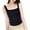 Black, variant on ZyeKqe Square Neck Tank Tops for Women Sleeveless Undershirts Stretchy Slim Fitted Cami Shirts