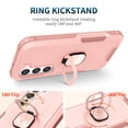 thumbnail image 6 of SaniMore for Samsung Galaxy S23 FE Magnetic Case, Rugged PC & TPU Bumpers with Car Mount & Ring Kickstand Heavy Duty Full Body Protective Case for Women Men, Rosegold, 6 of 9