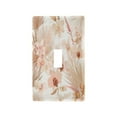 thumbnail image 2 of IAUYY Retardant PC Material Toggle Switch Switch Plate Covers Easy DIY Installation with Screws Light Switch Cover Plate Beige Tropical Flowers, 2 of 9