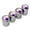 Silver, variant on Hex Maserati Logo Emblem Car Wheels Tire Air Valve Caps Stem Dust Cover Sport
