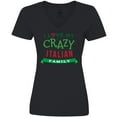 thumbnail image 3 of Inktastic Italian Family Heritage Women's V-Neck T-Shirt, 3 of 5