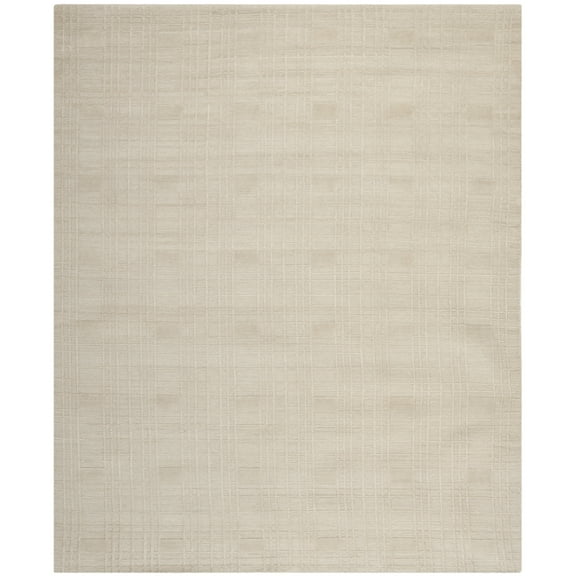SAFAVIEH Tibetan Abagail Geometric Wool Area Rug, Ivory, 8' x 10'