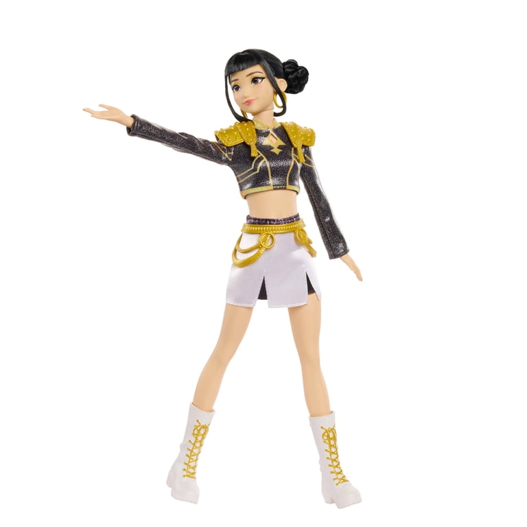 キョン KPop Demon Hunters HUNTR/X Zoey “Golden” Singing Doll in Removable