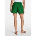 thumbnail image 4 of Time and Tru Women's Eyelet Trim Shorts, Sizes XS-XXXL, 4 of 6