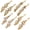 Style 2-Golden, variant on Miallo 8 Pcs Gold Rhinestone Hair Clips Set, Vintage Flower & Butterfly Bobby Pins for Women, Decorative Crystal Hair Slides for Bangs