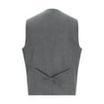 thumbnail image 5 of Mgmyaa Men's Tailored Vests Sleeveless V-Neck 5-Button Slim Fit Business Formal Suit Vest Waistcoat, 5 of 9