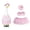 Style B(Pink), variant on Forfamy Hawaiian Goose Outfit Summer Porch Goose Outfits Bikini Goose Clothes Cute Goose Costume for Outdoor Garden Yard Decor