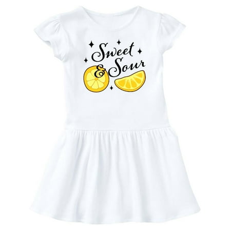 

Inktastic Sweet & Sour with Sparkles Gift Baby Girl Dress
