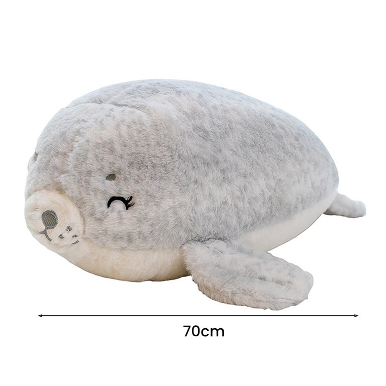 Kripyery Cartoon Sea Lion Plush Doll Fat Body Cute Sea Animal Doll