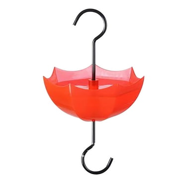 Ant Moat for Hummingbird Feeder, 5 OZ Per Pack Red Umbrella Ant Guard with Large Capacity, Large Capacity Hummingbird Feeder Accessory Hooks