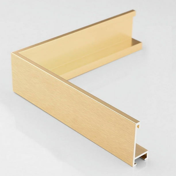 Venta directa de fábrica, luz inteligente de pared moderna con baño de aluminio, espejo de vidrio de alta calidad, espejo de pared de metal