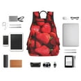 thumbnail image 4 of Fotbe Strawberry Red Mochila Ligera para Hombres y Mujeres - Duradera y Resistente al Agua, Ideal para Escuela, Trabajo, Viajes y Uso Diario, 4 of 7