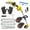 US Plug, variant on Aruwei Electric Chain Saw 2 in 1 Cordless Pole Saw & Mini Chainsaw, 6-inch Brushless Electric Chain Saw with 2 x 1.5Ah Battery, 5.9 Feet MAX Reach Pole Saw for Tree Pruning