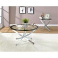thumbnail image 2 of Brooke 2-piece Round Coffee and End Table Set Chrome, 2 of 5