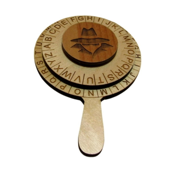 MERIGLARE Escapes Room Cipher Wheel Decoder Cipher Wheel Creative Puzzle Toy Detective Decoder Disk for Educational Use Table Top Gaming