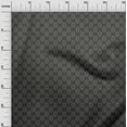 thumbnail image 3 of oneOone Rayon Black Fabric Asian Block Craft Projects Decor Fabric Printed By The Yard 56 Inch Wide, 3 of 4