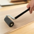 thumbnail image 3 of POWERTEC 2PK 12" Long & 14" Curved Handle J Roller, 1-1/2 Inch Diameter, 3 Inch Wide, Floor & Veneers Laminate Roller Tool with Rubber Roller for Edge Banding & Wall Coverings, 71802, 3 of 6