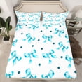 thumbnail image 2 of Homewish Dreamy Bow-tie Child Full Size Sheets, Fairy Tale Bowknot Bed Sheets, Cartoon Princess Style Sheet Sets, Luxury Bedroom Decor, 4pcs, 2 of 7