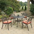 thumbnail image 2 of Homestyles Sanibel Cast Aluminum 5Pc Outdoor Dining Set w/Arm Chairs in Bronze, 2 of 4