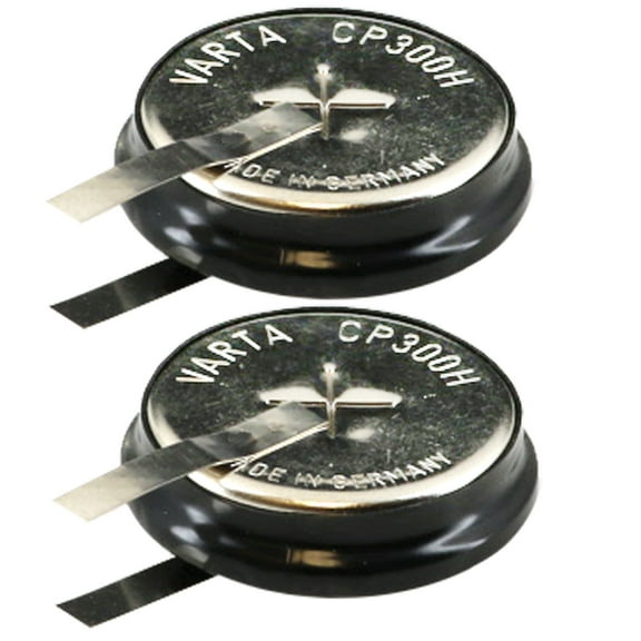 2x 1/CP300H-TABS 1.2V 300mAh NiMH Battery w/TABS for GPS-Trackers Car Alarms