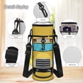 thumbnail image 4 of HUIACONG Yellow School Bus Backpack Set 4-IN-1 for 10-14 Years Boys Girls Lightweight Portable School Backpack Detachable Lunch Box Pencil Case Water Bottle Holder, 4 of 7