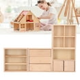 thumbnail image 4 of 1/12 Doll House Cabinet Set, Miniature Cabinet Practical  For Decoration, 4 of 8