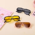 thumbnail image 4 of Gafas de sol de una pieza para niños, gafas de sol de moda, gafas de sol para niños a prueba de rayos UV, gafas de sol de regalo de cumpleaños para tiroteos callejeros, 4 of 6