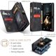 thumbnail image 2 of Funda para Samsung A55, tarjetero a prueba de golpes, magnética, 2 en 1, con cremallera desmontable, funda tipo cartera para Samsung Galaxy A55 5G, de cuero TPU antiarañazos, 2 of 8