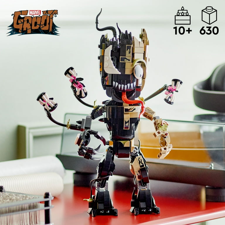 LEGO Marvel Venomized Groot 76249 Transformable Marvel Toy for Play and  Display, Buildable Marvel Action Figure for Fans of the Guardians of the