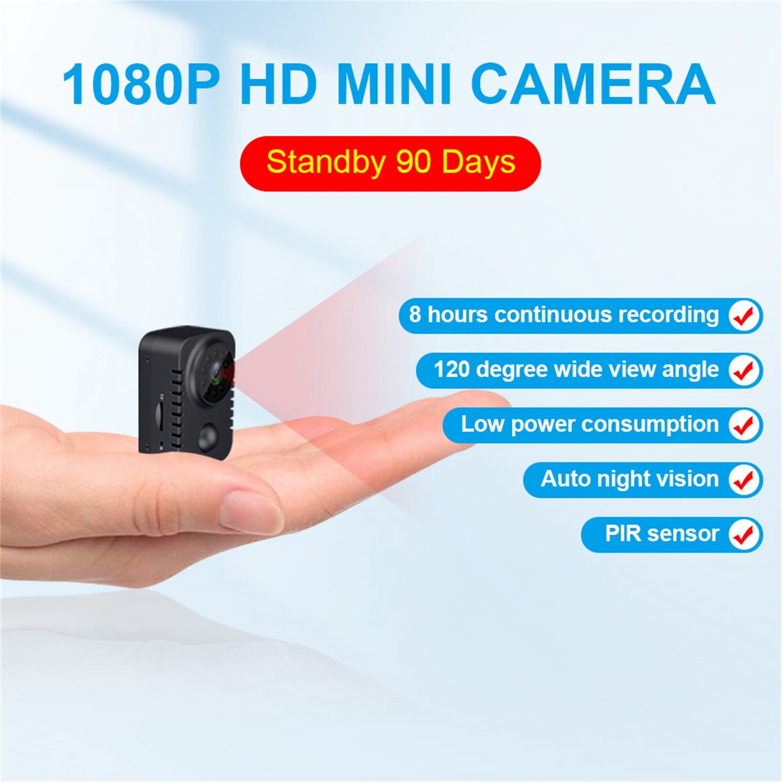 Kiplyki MD29 1080P Sensor Night Vision Camcorder Motion DVR Micro Camera Sport DV Video