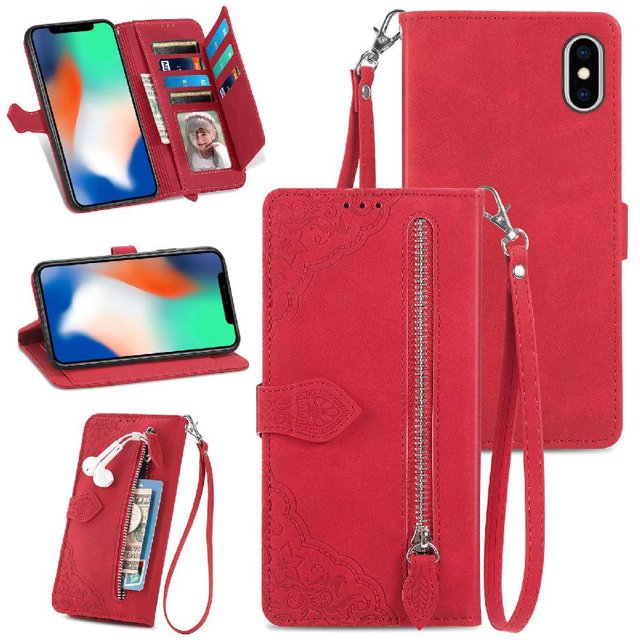 Funda billetera anti-golpes para GANGXUN iPhone X / XS , ideal para día a día y trabajo