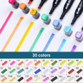 thumbnail image 3 of 30 Colors Drawing Markers Alcohol Marker Dual Tip Permanent Art Marker Sketch Marker Adult Pen Coloring Illustrated Picture Card Pen, 3 of 8