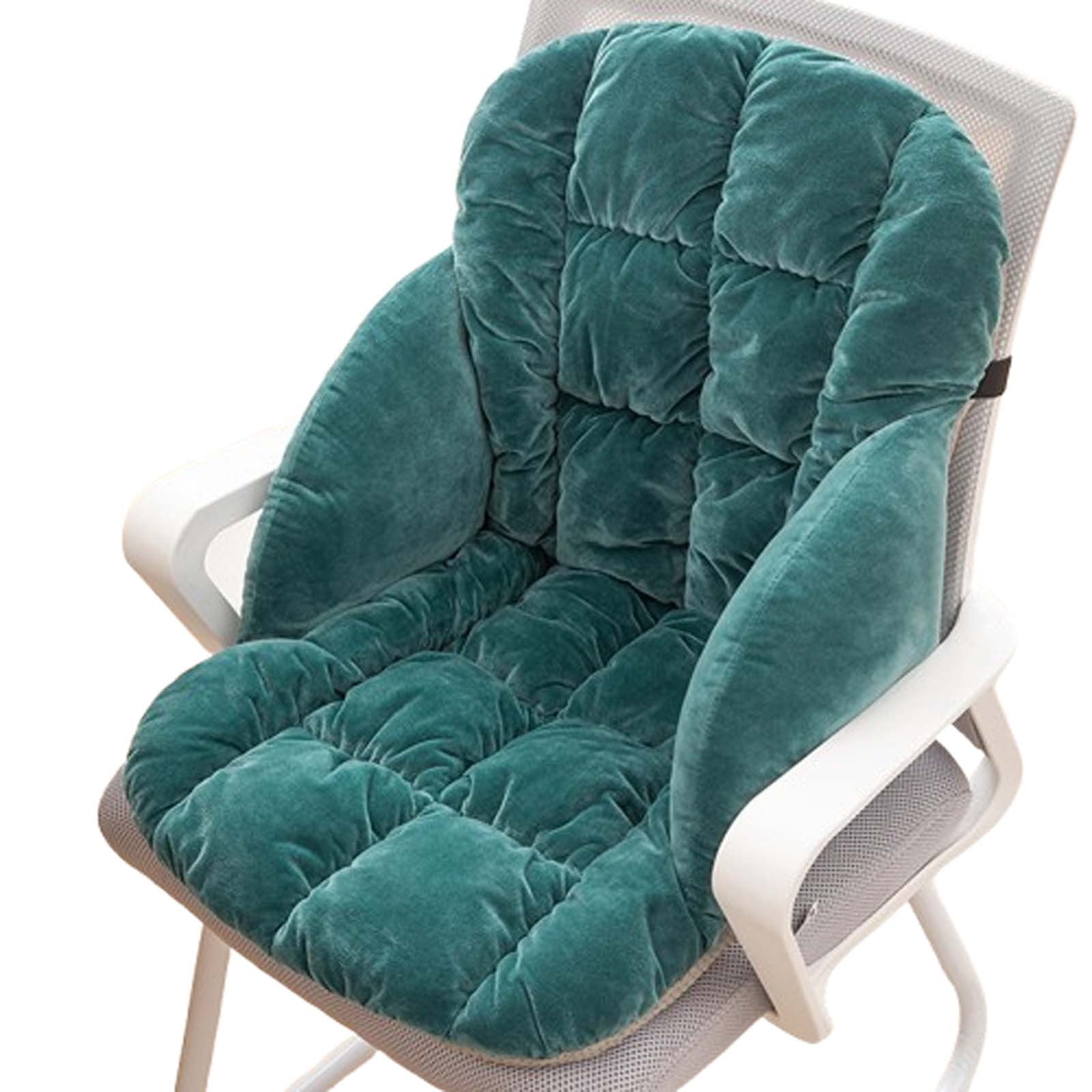 Kbndieu Heated Seat Cushion for Office Chair, Portable Heating Chair Pad, Soft Thick Chair Warmer for Back, Waist, Hips, Thighs Home Office Use