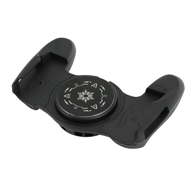 Mobile Controller Handle, Ergonomic Phone Game Grip Reserved Charging Port Semiconductor Radiator Colorful Light Design for