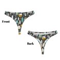 thumbnail image 3 of Balery Moose Squirrel owls tree Tangas de Algodón para Mujer con Estampado – Ropa Interior Sexy, Transpirable, G-string-4X-Large, 3 of 6